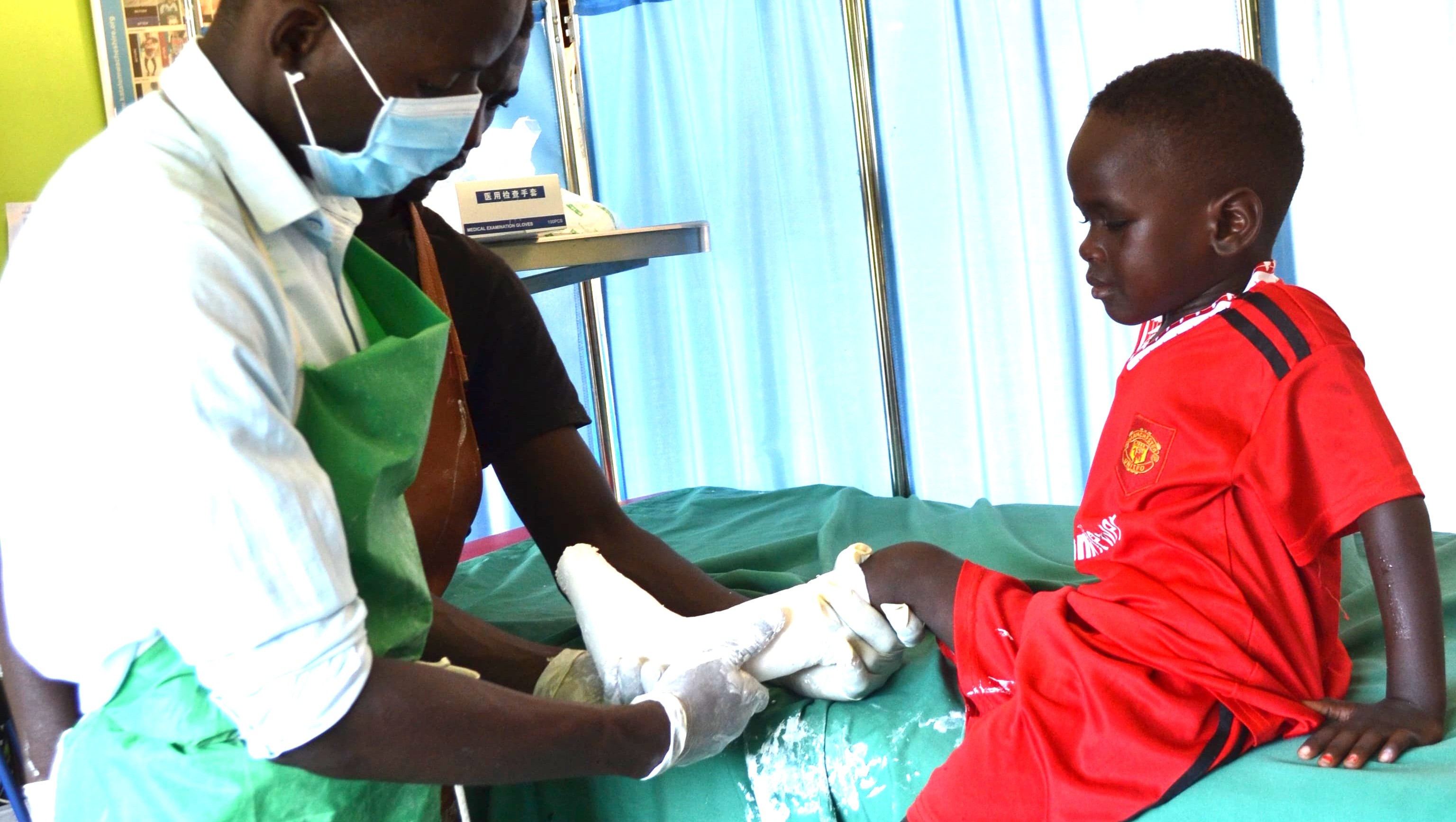 Therapy session at Katalemwa Cheshire Home